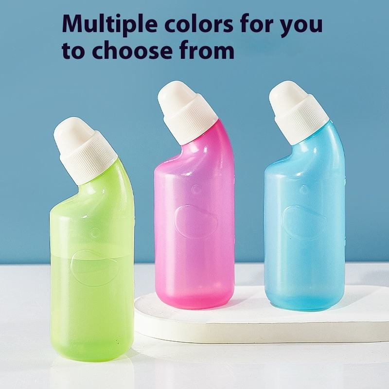 120 Garrafa Irrigadora Nasal Ml Little Elephant para Crianças Tipo Extrusão Limpador Nasal e Aspirador Nasal para Adultos