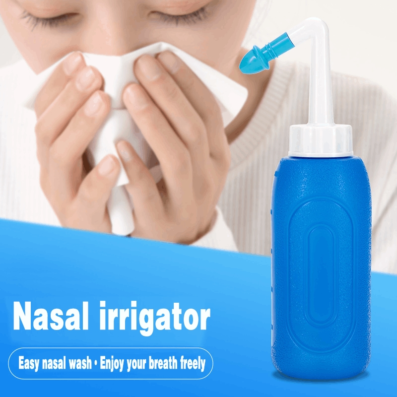 Lavador de Nariz para Adultos e Crianças Irrigador Nasal Manual Médico