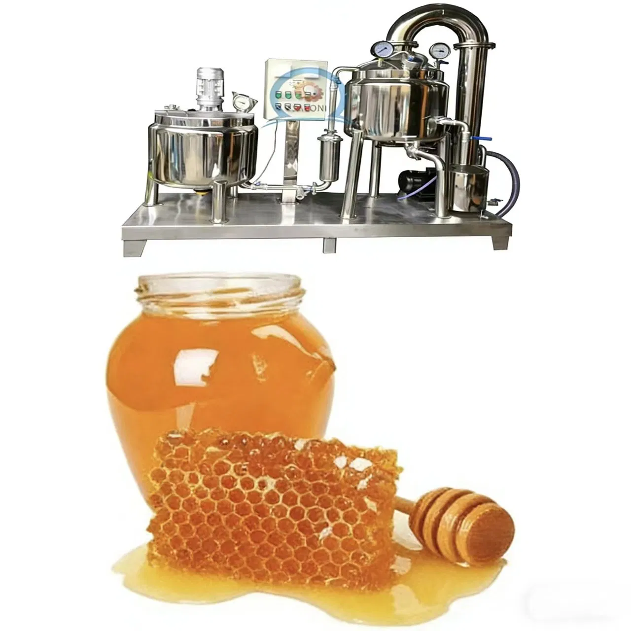 Linha de Extrator de Filtro de Mel Automático em Aço Inoxidável com Processamento de Alimentos a Vácuo