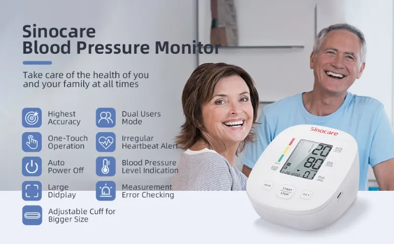 Fornecimento Médico Monitor de Pressão Arterial Digital Preço Esfigmomanômetros Braço Superior Tensiômetro