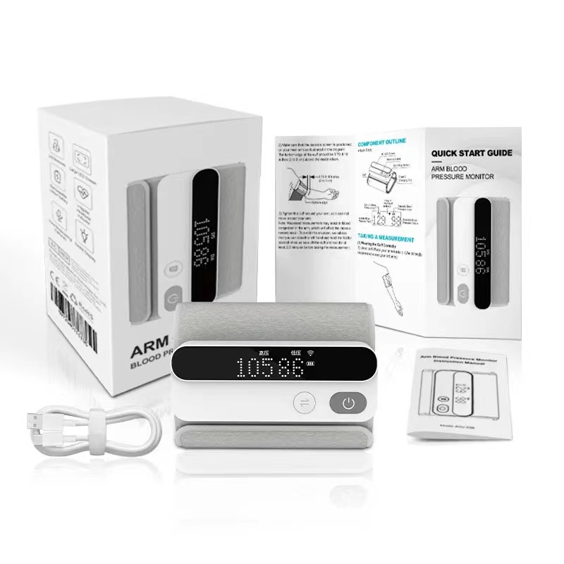 Máquina de Pressão Arterial Inteligente Monitor Digital de Pressão Arterial Monitores Sem Fio Bluetooth Monitor Digital de Pressão Arterial
