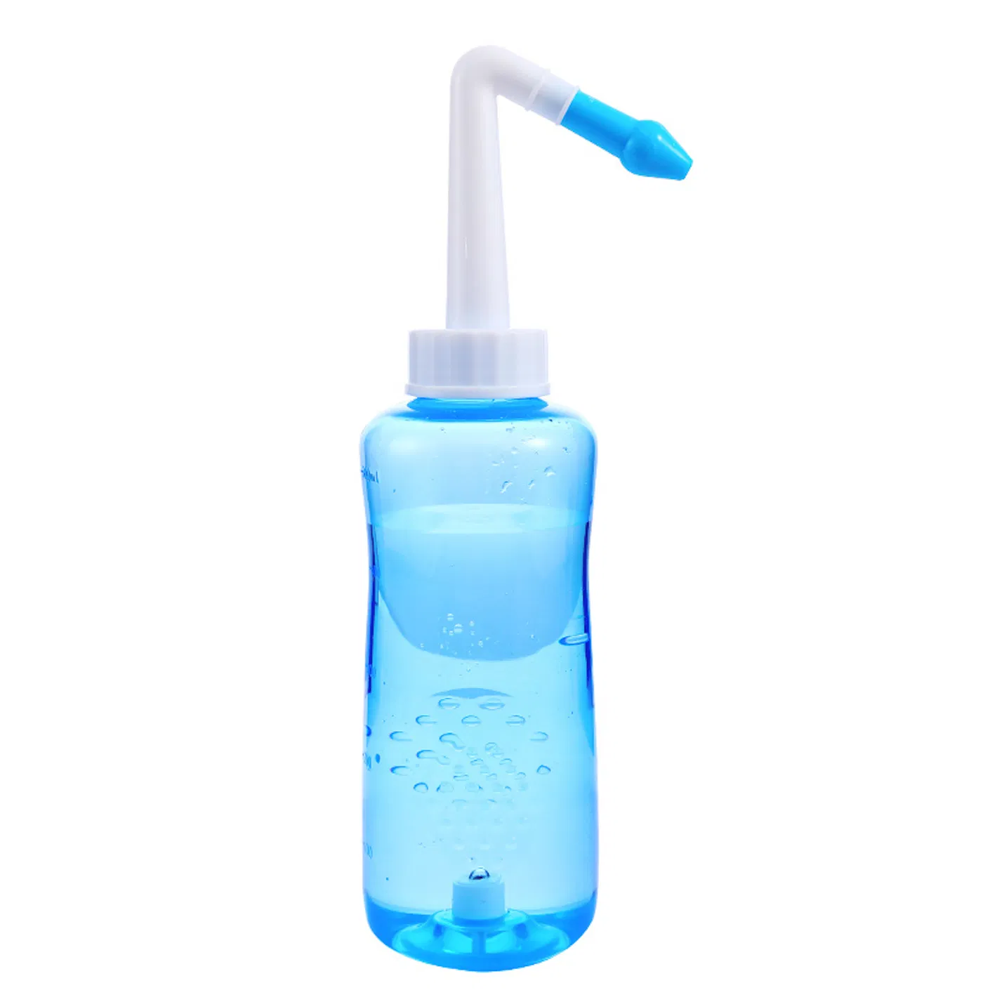 Venda por atacado 300ml/500ml Garrafa de Lavagem Nasal Manual para Uso Doméstico com Dois Bicos