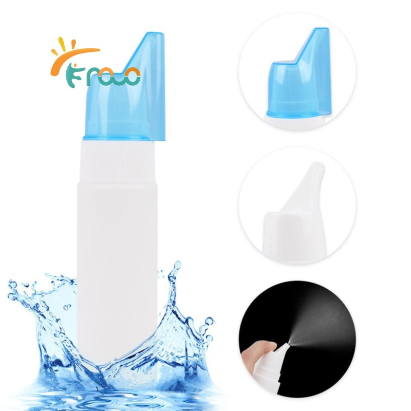 Preço de Fábrica Material HDPE Personalizado 70ml Frasco de Lavagem Nasal Salina Frasco de Spray de Névoa Fina Frasco Vazio para Medicinal