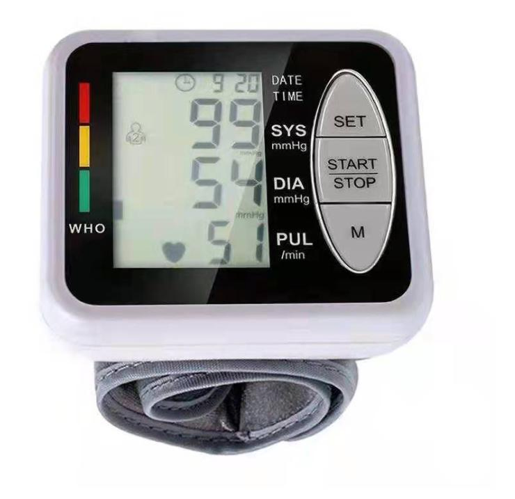 Monitor Eletrônico de Pressão Arterial de Pulso / Esfigmomanômetro Digital