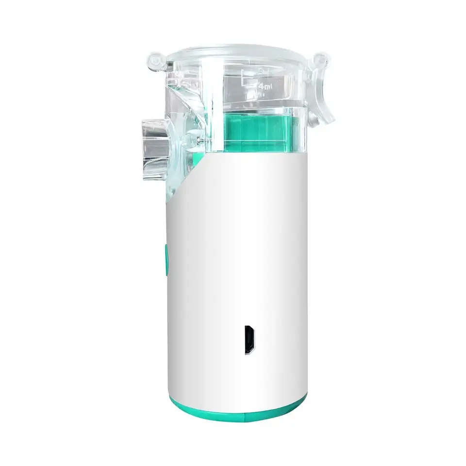 Nebulizador portátil recarregável mini médico sem ruído disponível para adultos e crianças nebulizador de malha ultrassônica