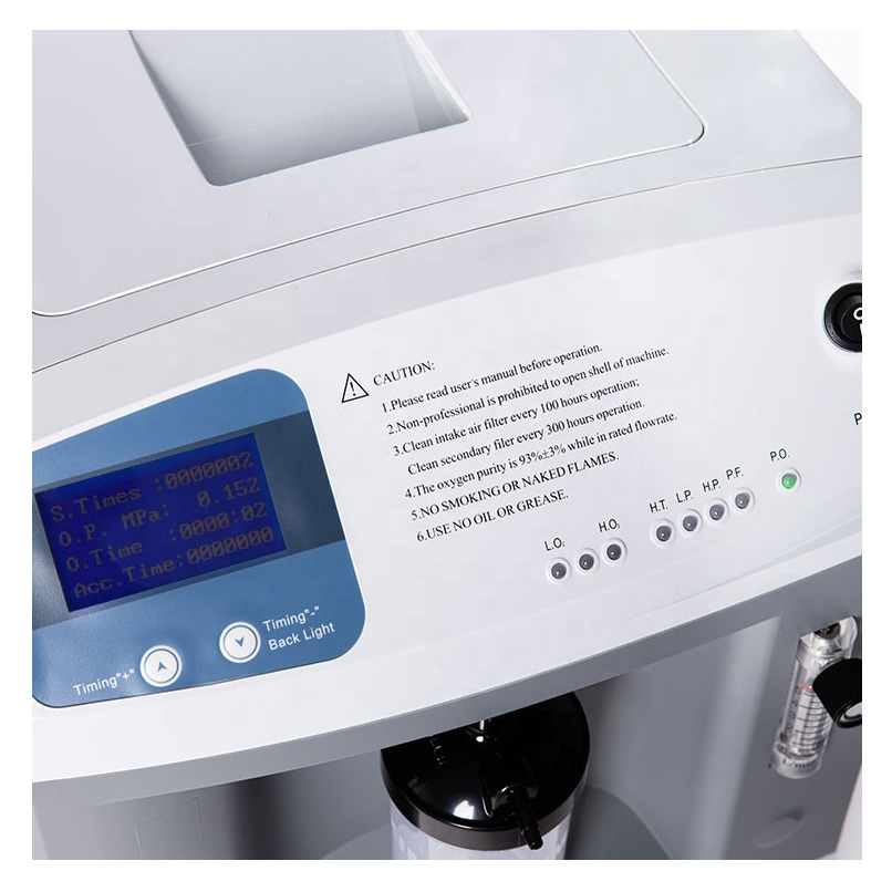 Hospital Produzindo Equipamento de Oxigênio Uso Médico Portátil 5L Concentrador de Oxigênio