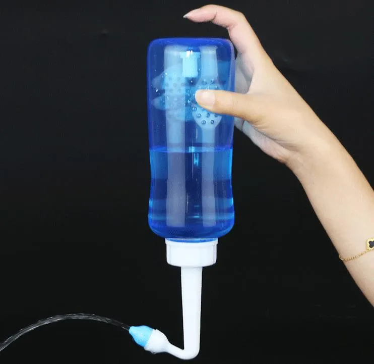 Bule de lavagem nasal automático para adultos e bebês com solução salina para limpeza de rinite