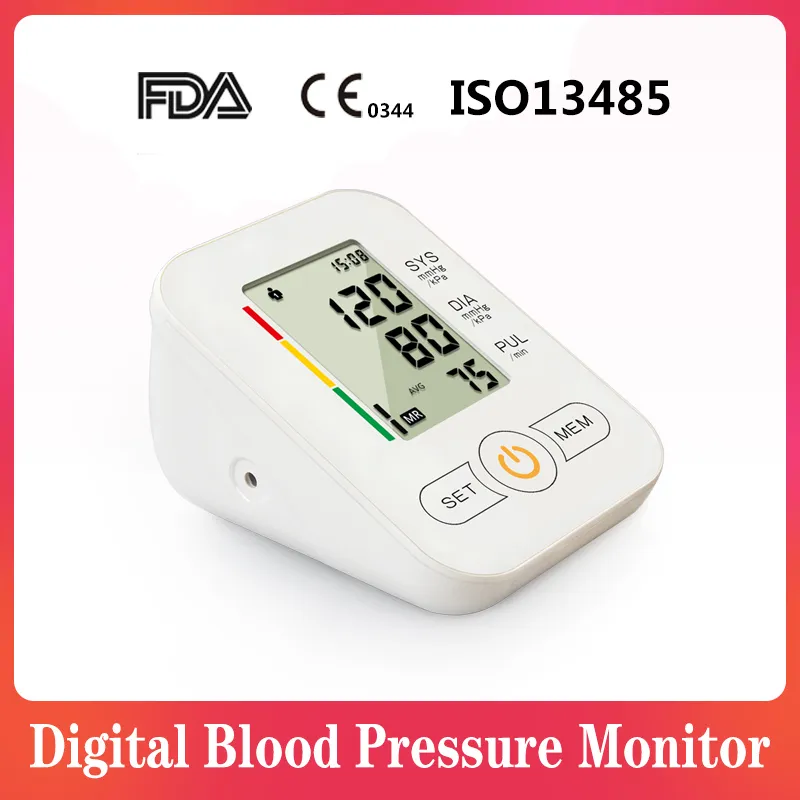 Mdr CE Aprovado pela FDA Monitor Digital de Pressão Arterial para Braço Superior