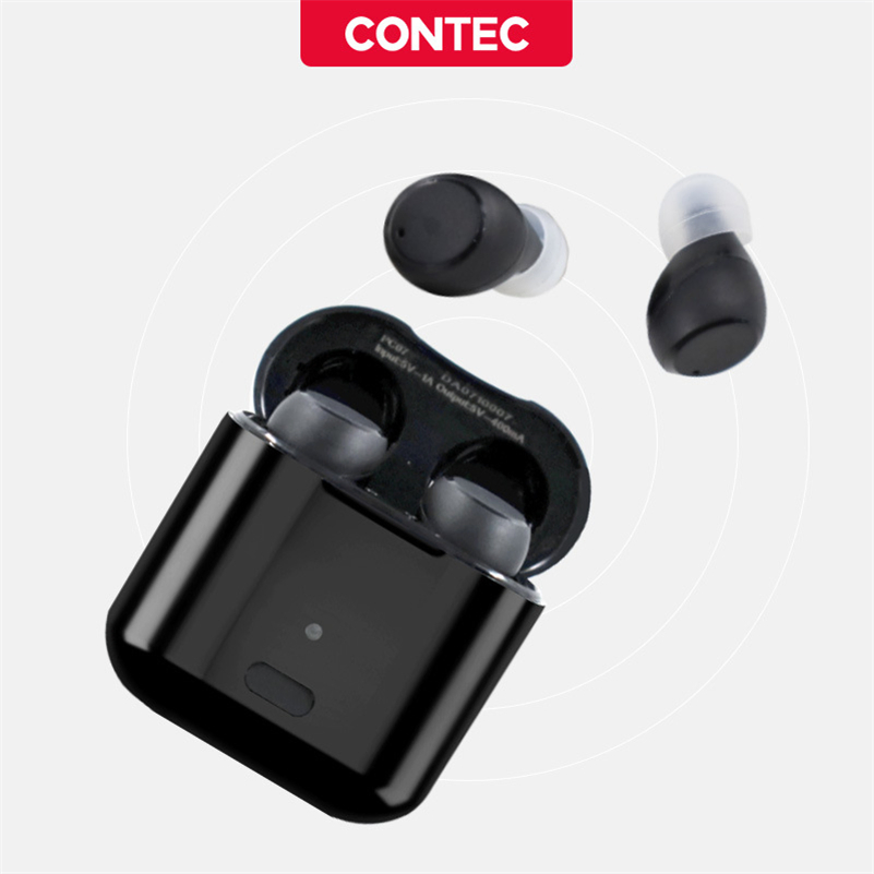 Amplificador de Assistência Auditiva Mini Contec Cms12h Aparelhos Auditivos
