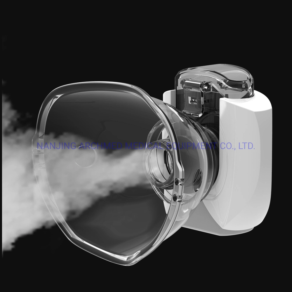 Equipamento Médico Atomizador Uso Doméstico Mini Nebulizador Ultrassônico Mão Livre Portátil Malha Baixo Ruído Preço do Nebulizador
