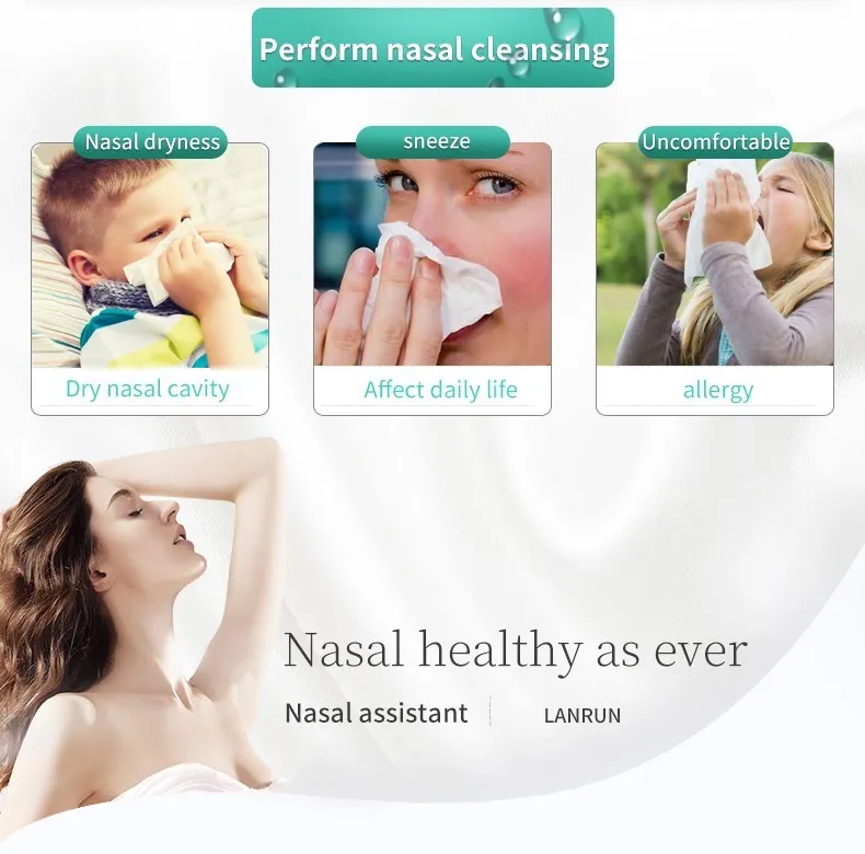 Irrigador Nasal Garrafa de Irrigação 9