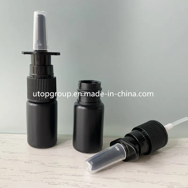 Detalhe do bico pulverizador nasal