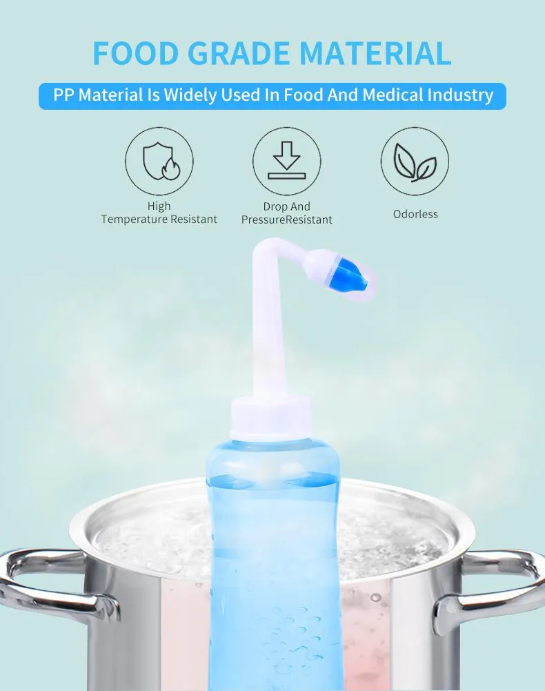 Irrigador Nasal Garrafa de Irrigação 8