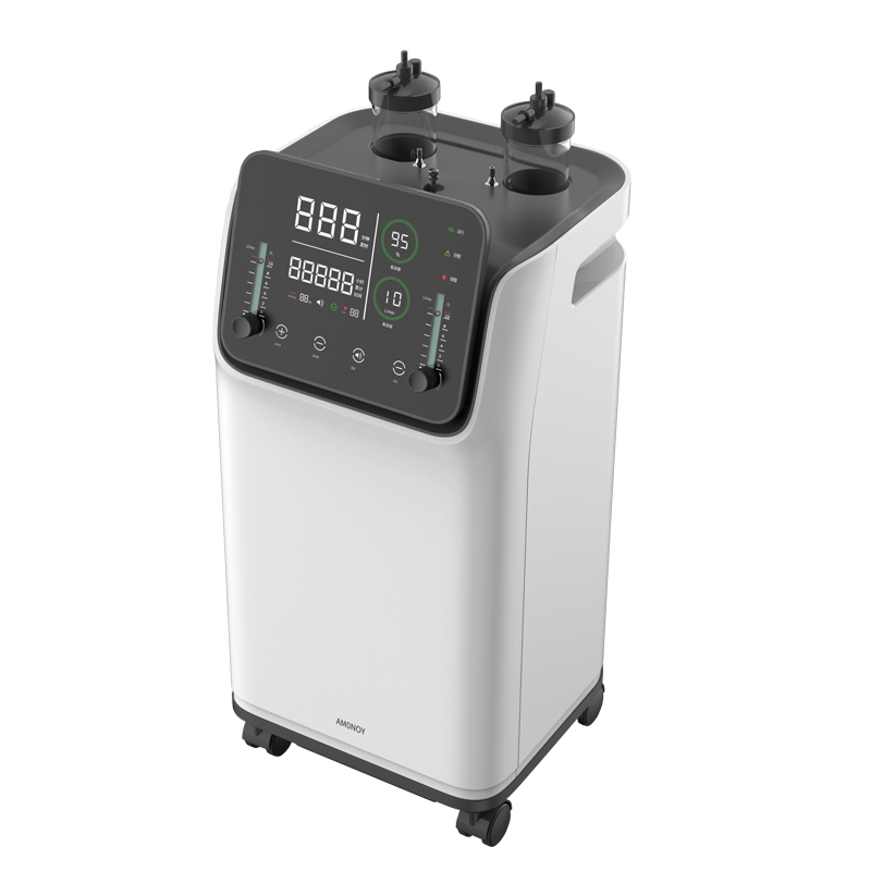 Aprovado pela CE 10L Concentrador de Oxigênio Portátil com 10" Tela LED e Atomizador