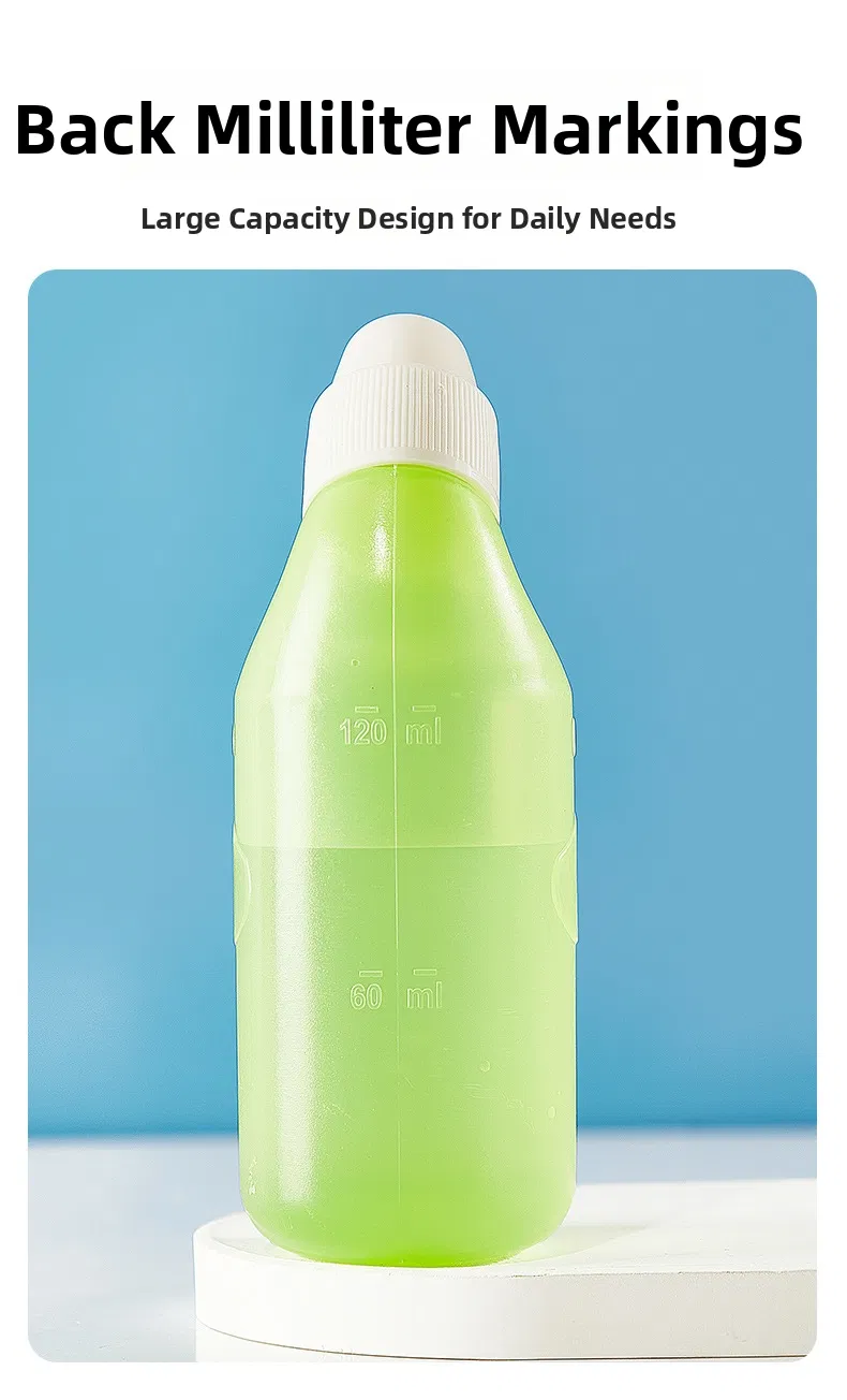 120 Garrafa Irrigadora Nasal Ml Little Elephant para Crianças Tipo Extrusão Limpador Nasal e Aspirador Nasal para Adultos