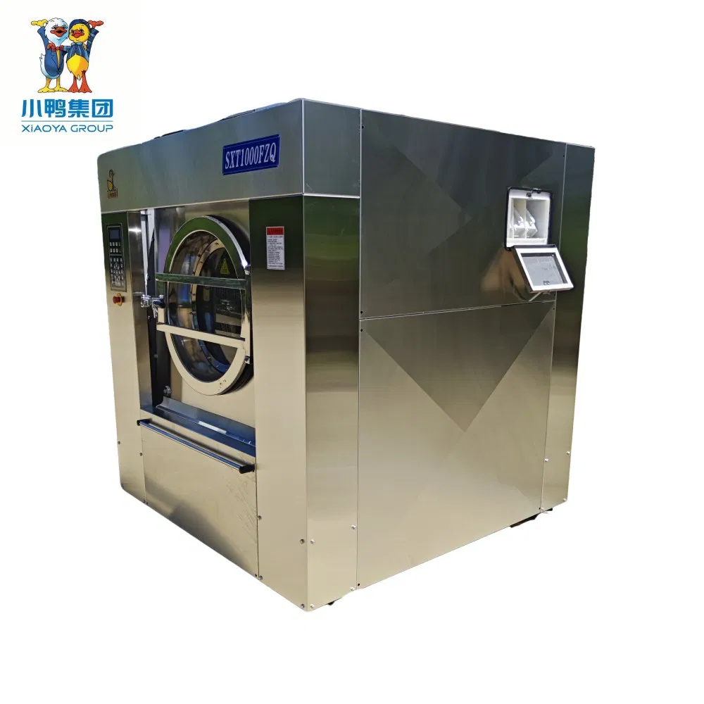 100kg Equipamento de Lavanderia Comercial Lavadora Extratora Elétrica de Aço Inoxidável Máquina de Lavar Industrial para Hospital à Venda