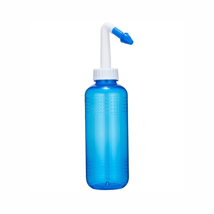 Limpeza Nasal Portátil de Alta Qualidade Material PP 500ml Garrafa de Lavagem Nasal com Tampa de Poeira