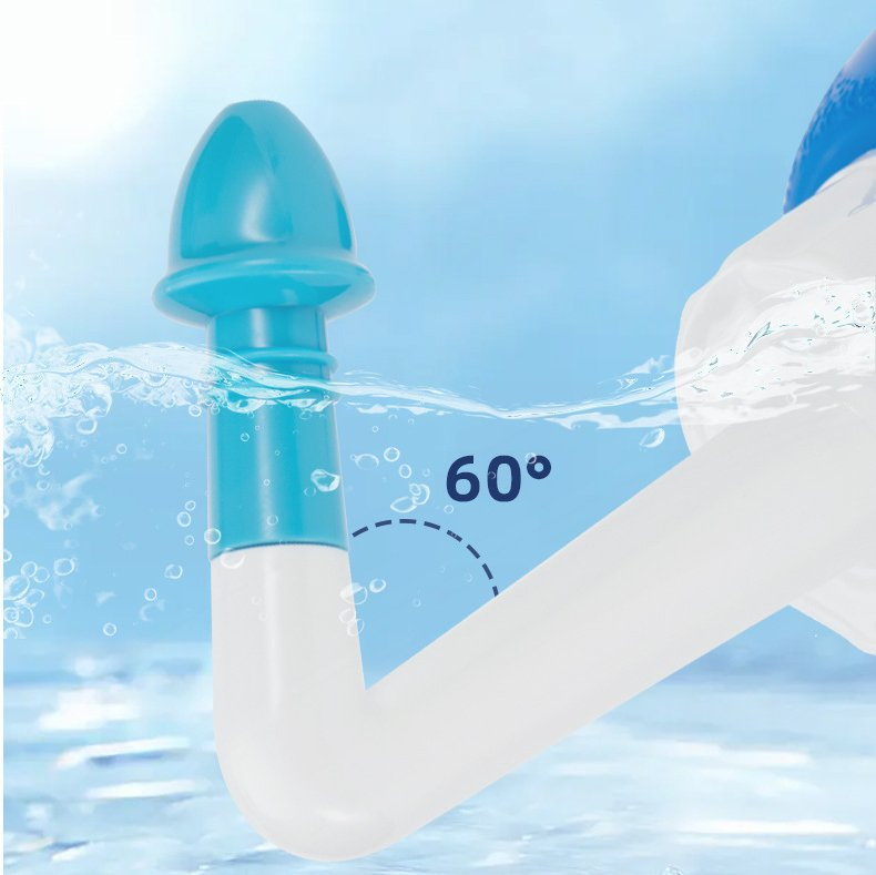 Lavador de Nariz para Adultos e Crianças Irrigador Nasal Manual Médico