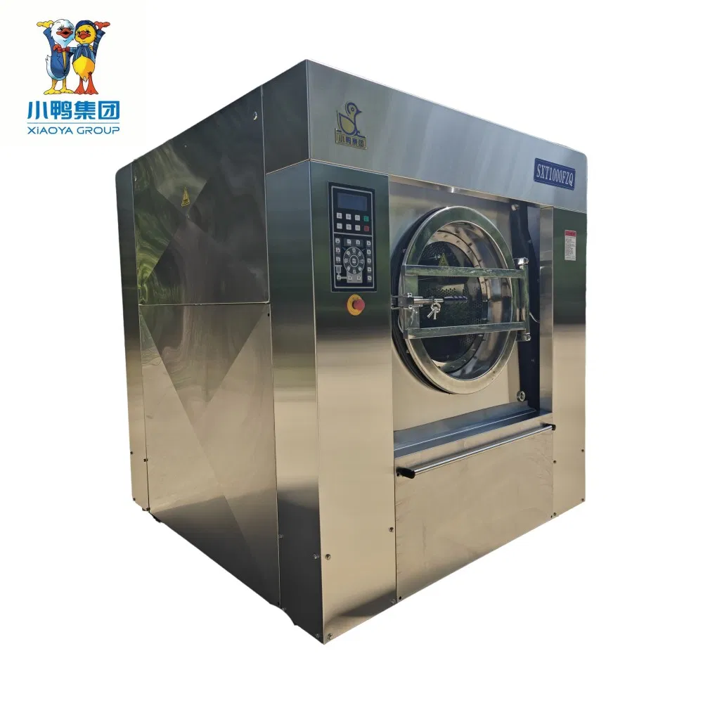 100kg Equipamento de Lavanderia Comercial Lavadora Extratora Elétrica de Aço Inoxidável Máquina de Lavar Industrial para Hospital à Venda