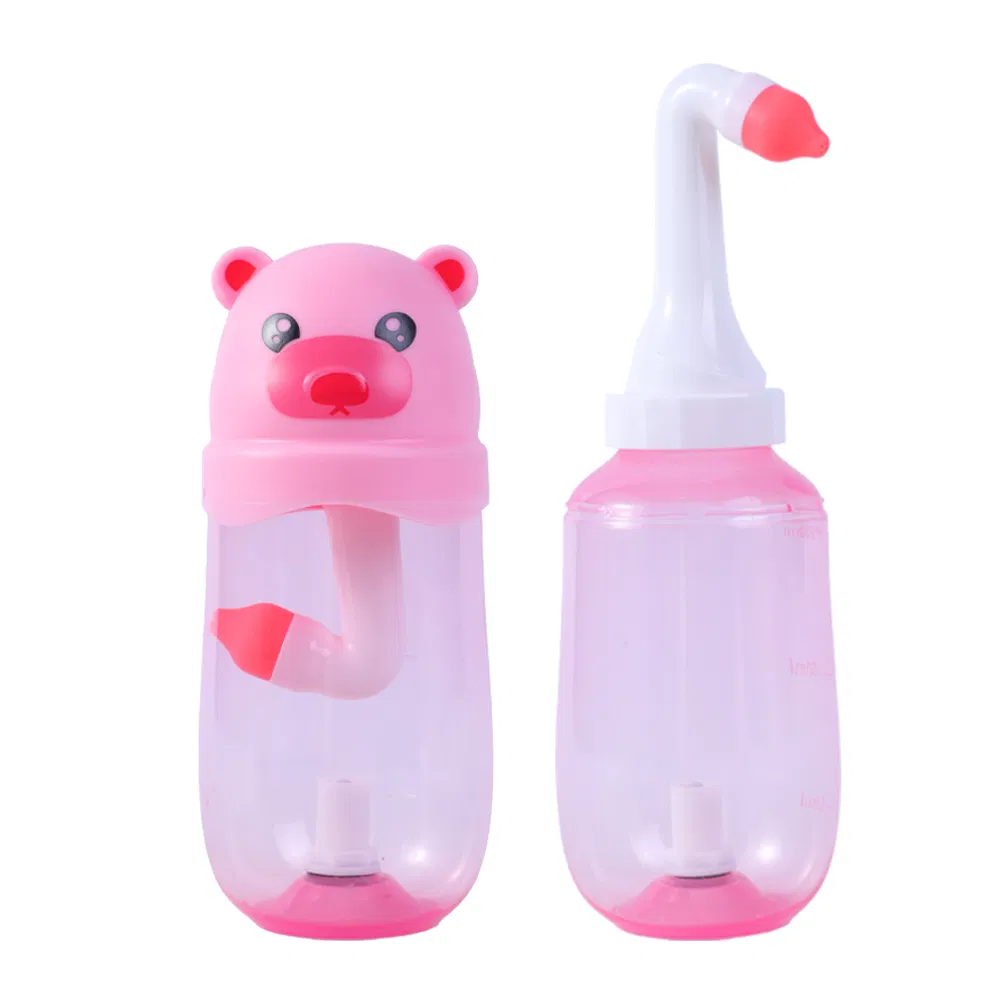 Frasco de Irrigação Nasal com Logo Personalizado, Lavagem Nasal Sinusal, Dispositivo de Irrigação Nasal de Grau Médico