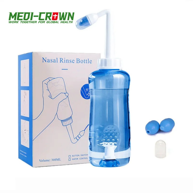 Frasco de Lavagem Nasal, Potinho de Neti, Rinite, Irrigador Nasal, Fluido para Cheirar