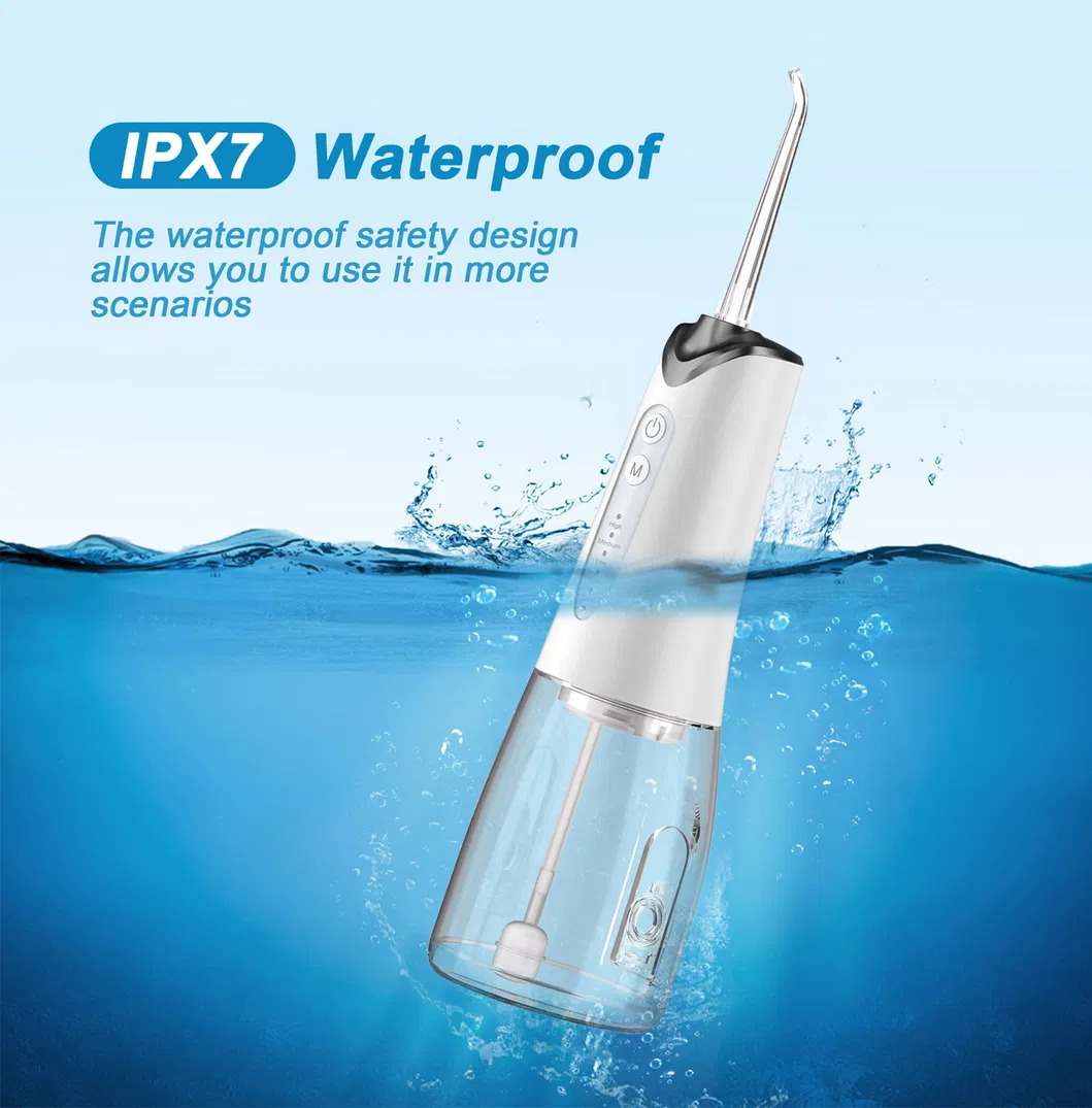 Sistema de Irrigação Nasal Sem Fio para Cuidados Orais Limpador de Nariz IP X 7 Fio Dental Elétrico