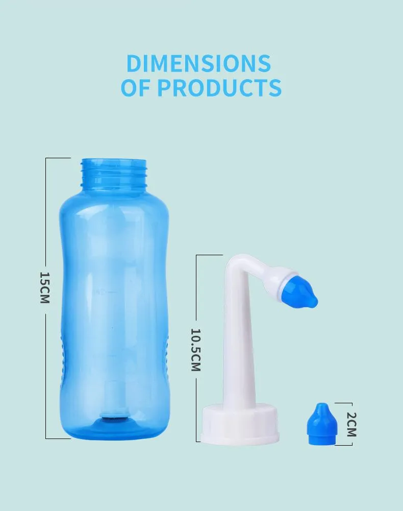 Irrigador Nasal Garrafa de Irrigação 6