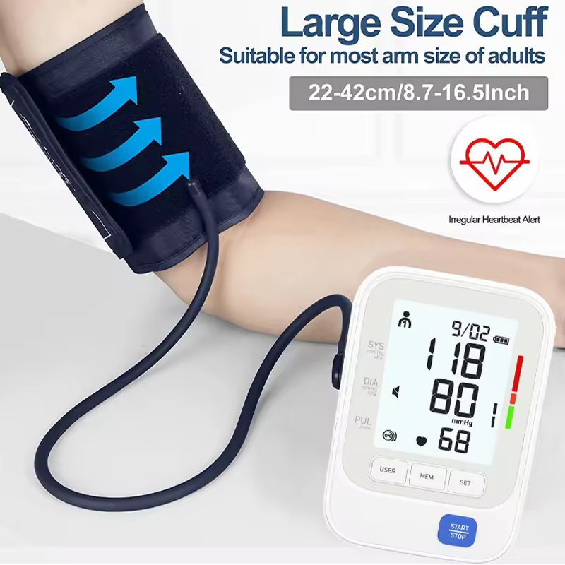 Monitor de Pressão Arterial Digital CE ISO Portátil Esfigmomanômetro Médico