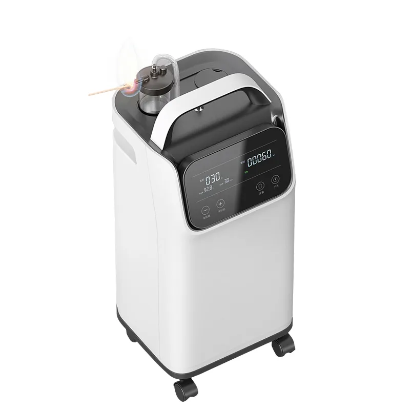 Fluxo Ajustável para Doença Pulmonar 6L Concentrador de Oxigênio Portátil com Nebulizador
