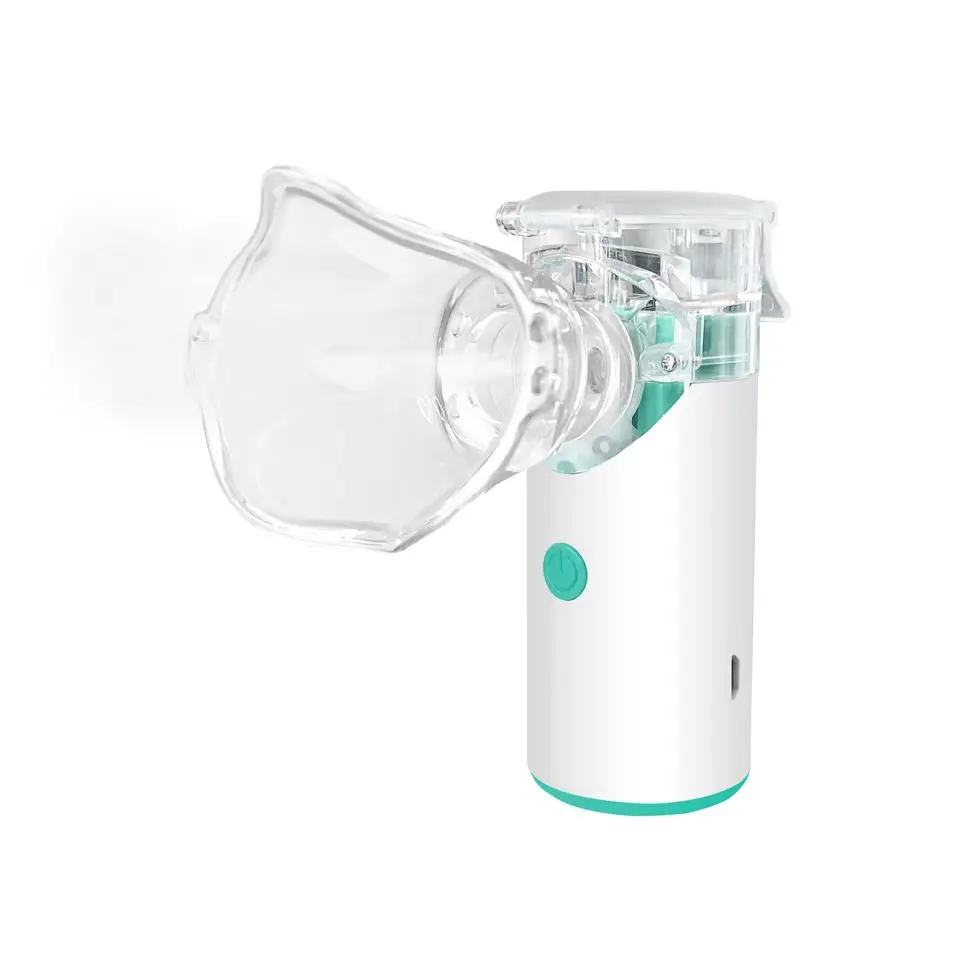 Nebulizador portátil recarregável mini médico sem ruído disponível para adultos e crianças nebulizador de malha ultrassônica