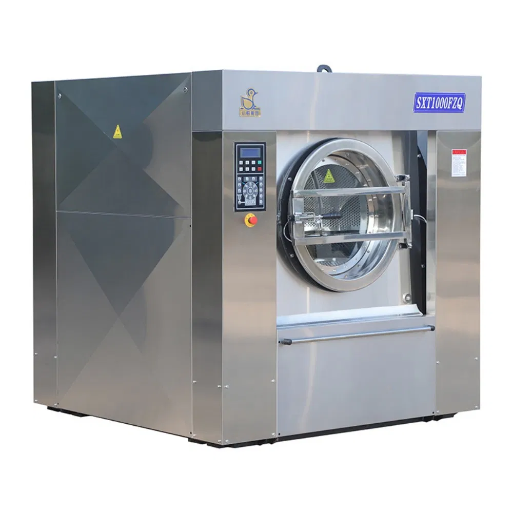 100kg Equipamento de Lavanderia Comercial Lavadora Extratora Elétrica de Aço Inoxidável Máquina de Lavar Industrial para Hospital à Venda