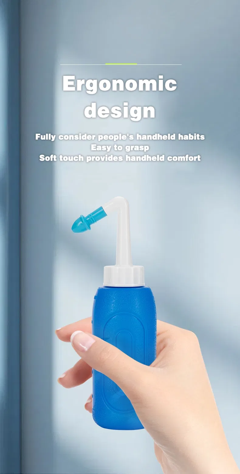 Lavador de Nariz para Adultos e Crianças Irrigador Nasal Manual Médico