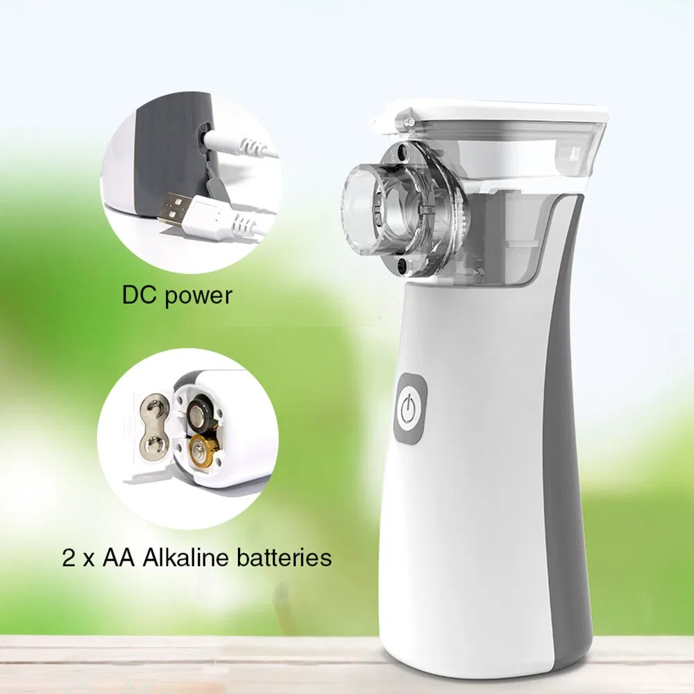 Nebulizador de Malha Ultrassônico Portátil Confortável e de Baixo Ruído para Crianças e Adultos