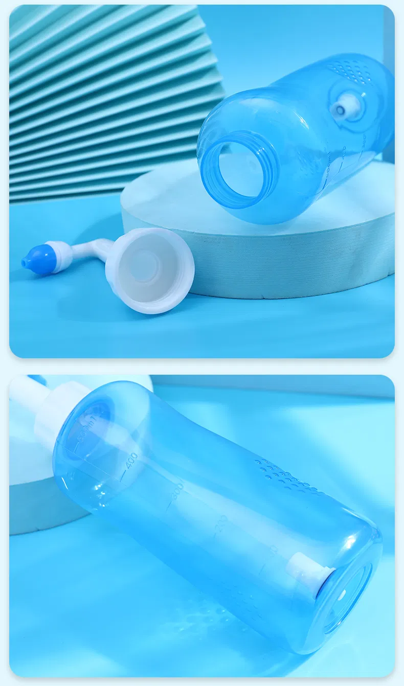 Aprovação CE Nanocare Lavagem Nasal Frasco de Limpeza Nasal para Crianças e Adultos 300ml 500ml Frasco de Lavagem Nasal Automático