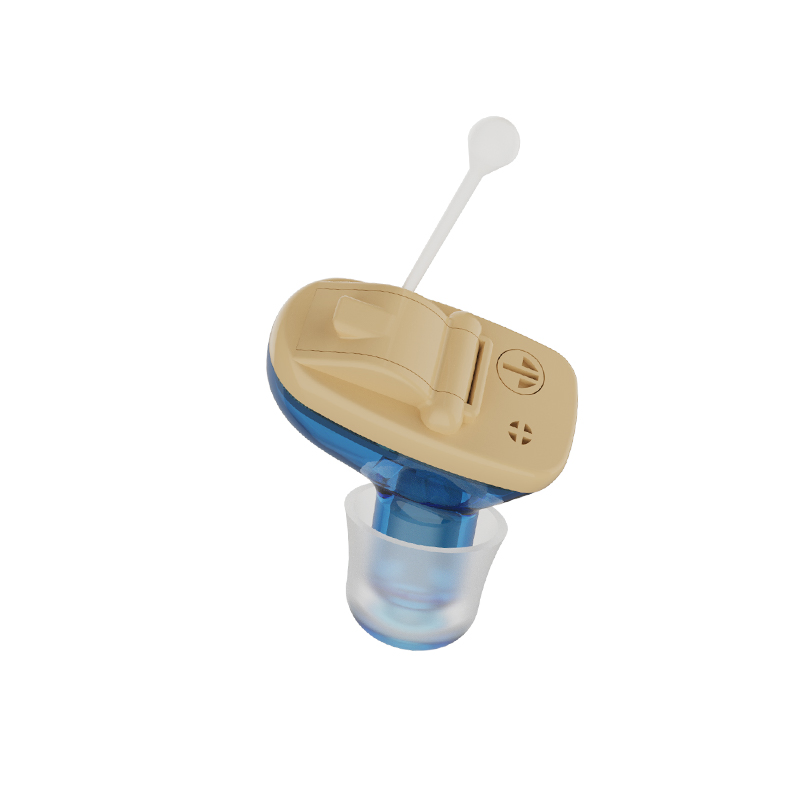 Aparelho Auditivo Cic Mini Amplificador de Ouvido Dispositivo Auditivo Aparelho Auditivo Vermelho Azul Invisível para Surdos