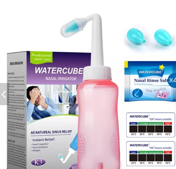 Frasco de Lavagem Nasal Zucoo com Sacos de Sal 500ml à Venda