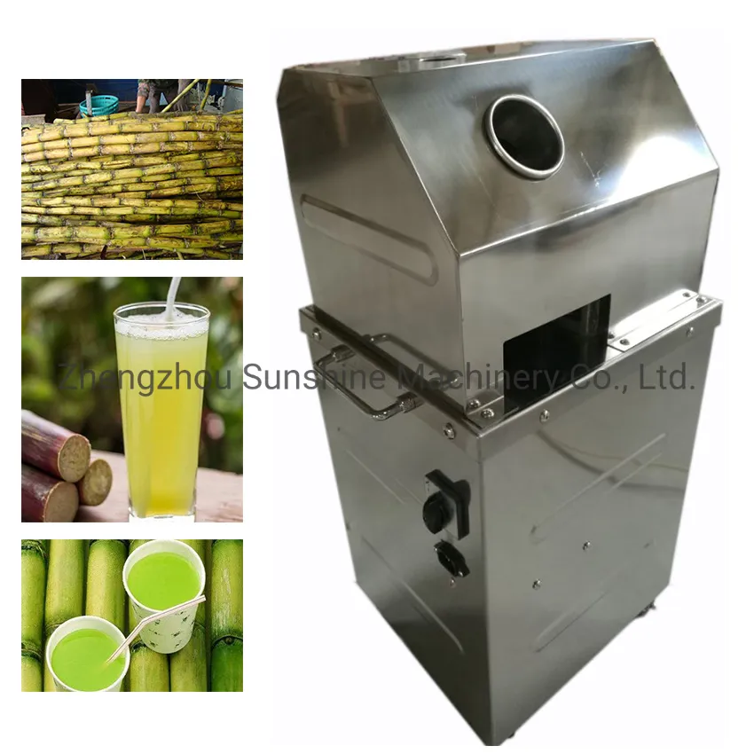 Extrator de Suco de Cana-de-Açúcar Elétrico de Frutas de Cana