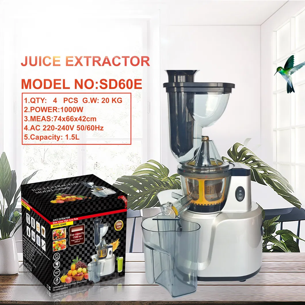 SD60e Extrator de Suco Elétrico para Uso Doméstico