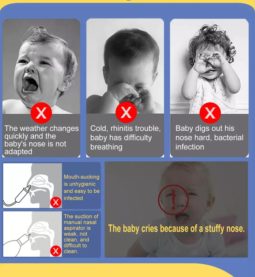 Limpeza Nasal para Bebês em Casa Irrigador Nasal de Silicone para Bebês