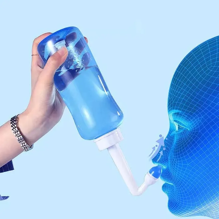 Irrigador Nasal Quente Garrafa de Lavagem Nasal Lavagem Nasal Alívio Sinusal Kit de Lavagem Nasal Neilmed Dilatadores Nasais