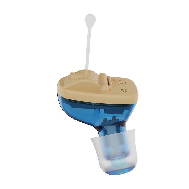 Aparelho Auditivo Cic Mini Amplificador de Ouvido Dispositivo Auditivo Aparelho Auditivo Vermelho Azul Invisível para Surdos