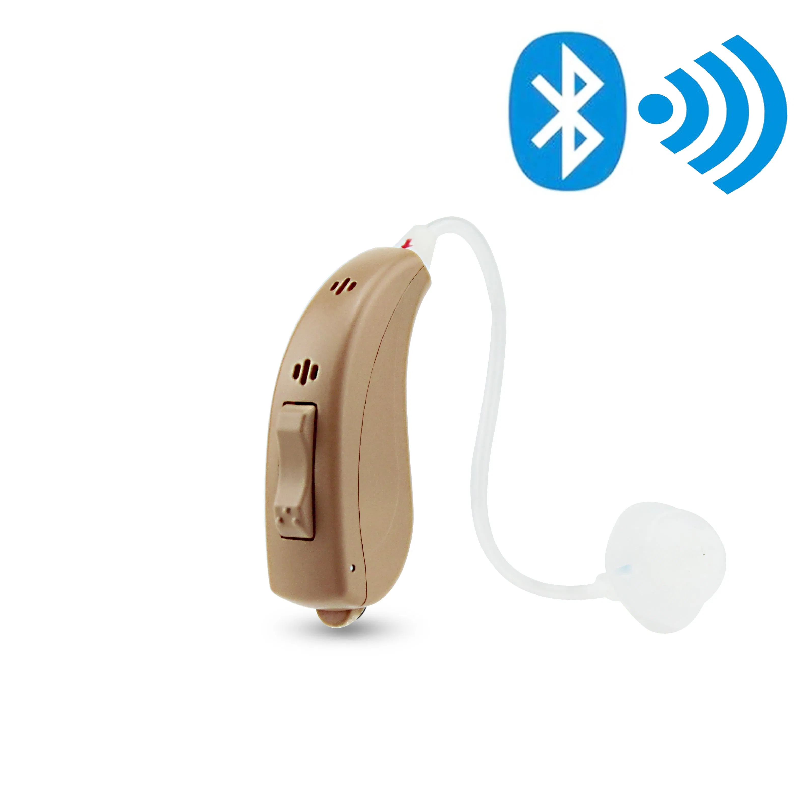 Aparelho Auditivo Digital Bluetooth de Atacado, Programável, Recarregável, Amplificador de Som, Dispositivo Auditivo Assistente para Surdos, Produto Earsmate