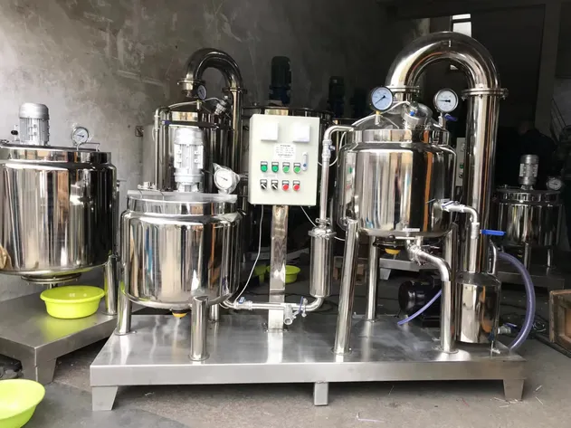 Linha de Extrator de Filtro de Mel Automático em Aço Inoxidável com Processamento de Alimentos a Vácuo
