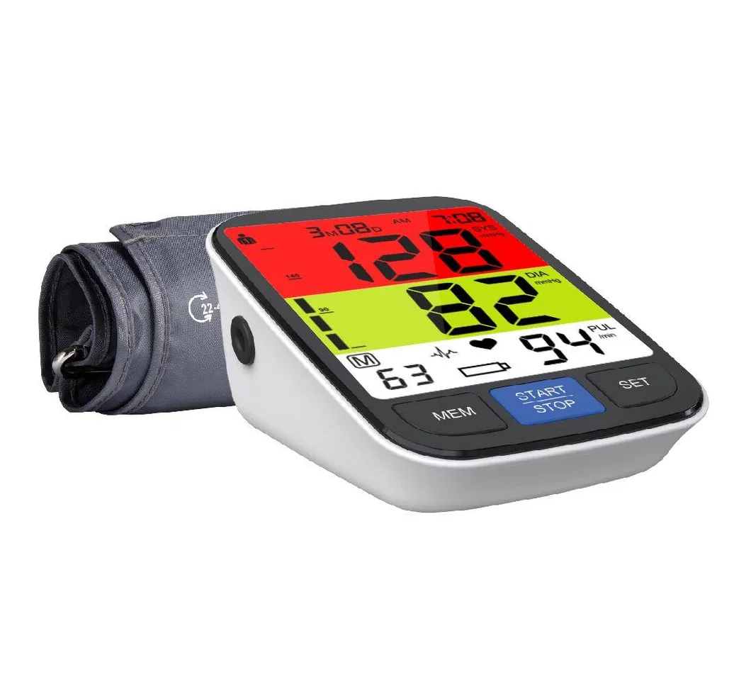 Monitor de Pressão Arterial Digital de Braço Superior com Display LCD