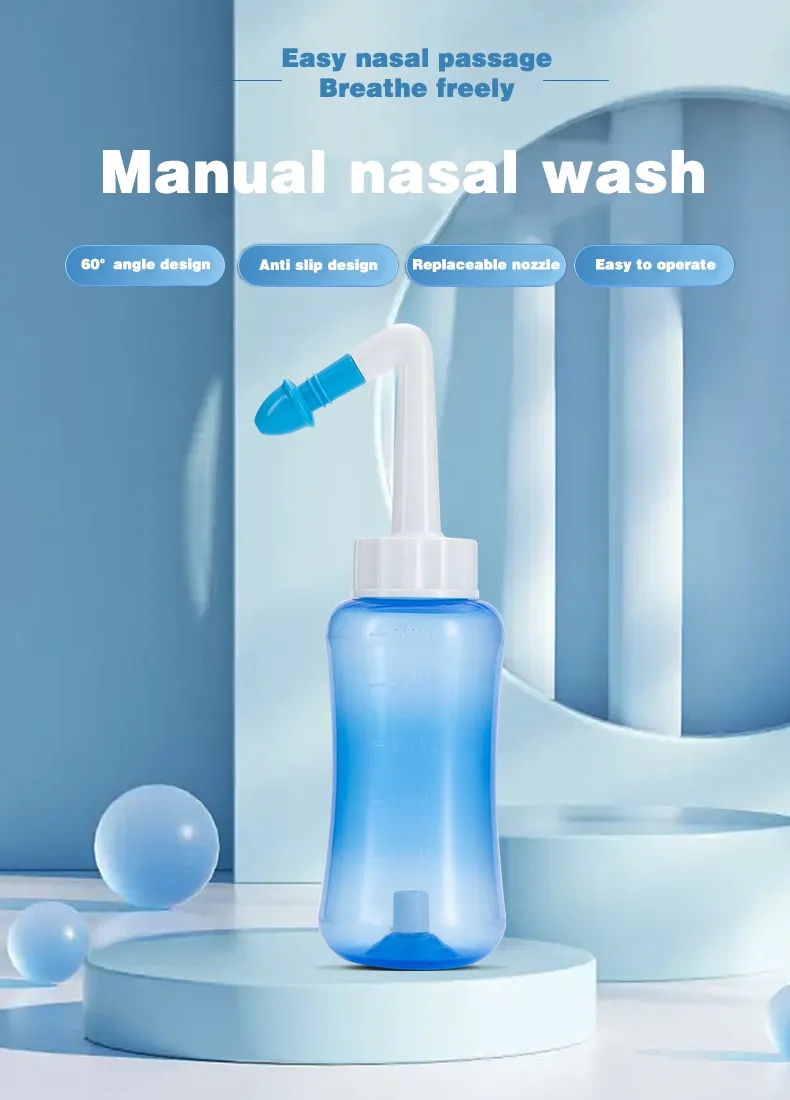 Garrafas de Lavagem Nasal Baratas 300ml para Adultos e Crianças