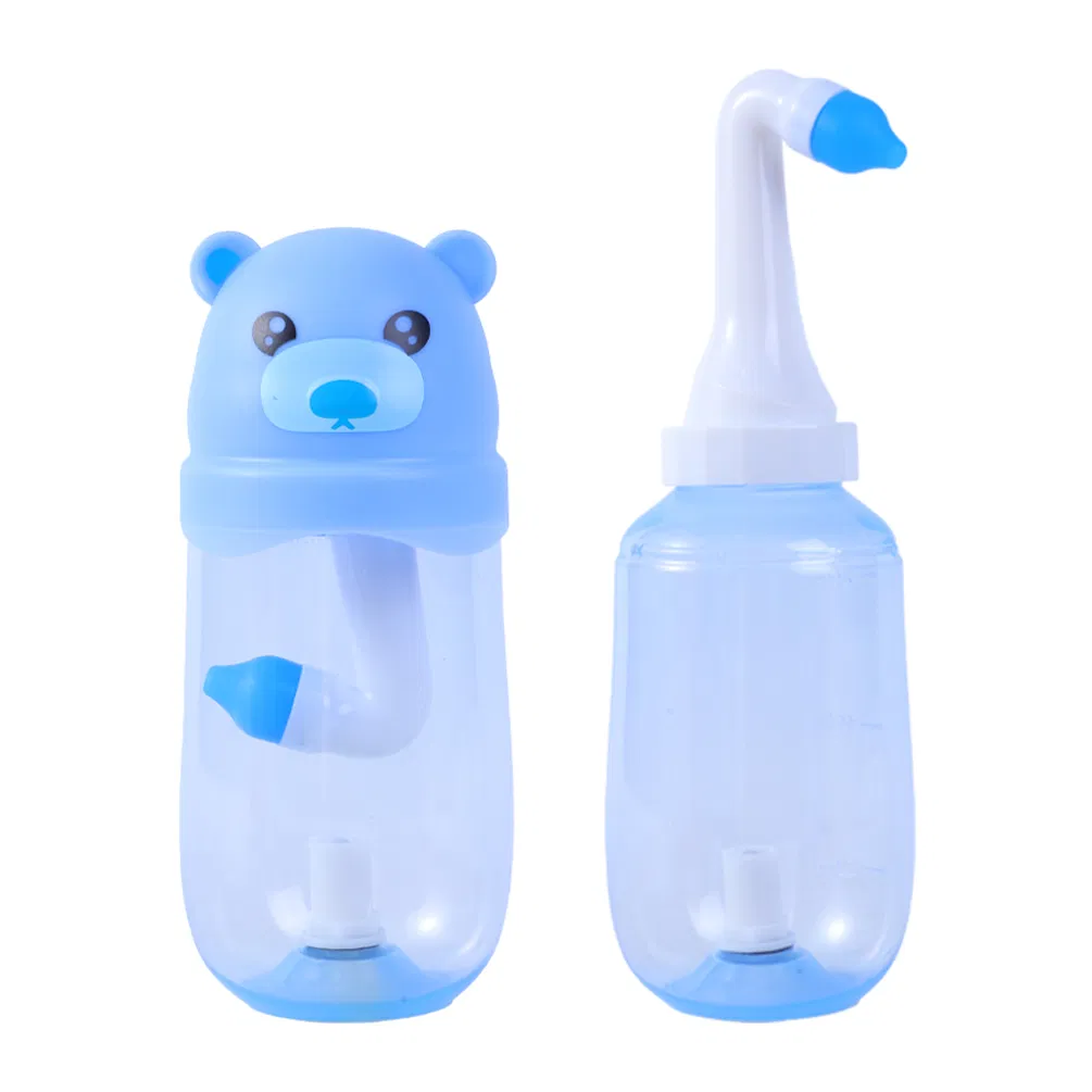 250ml Dispositivo de Lavagem Nasal Neti Pot Garrafa de Lavagem Nasal Enxágue Sinusal para Adulto Criança Limpeza Nasal