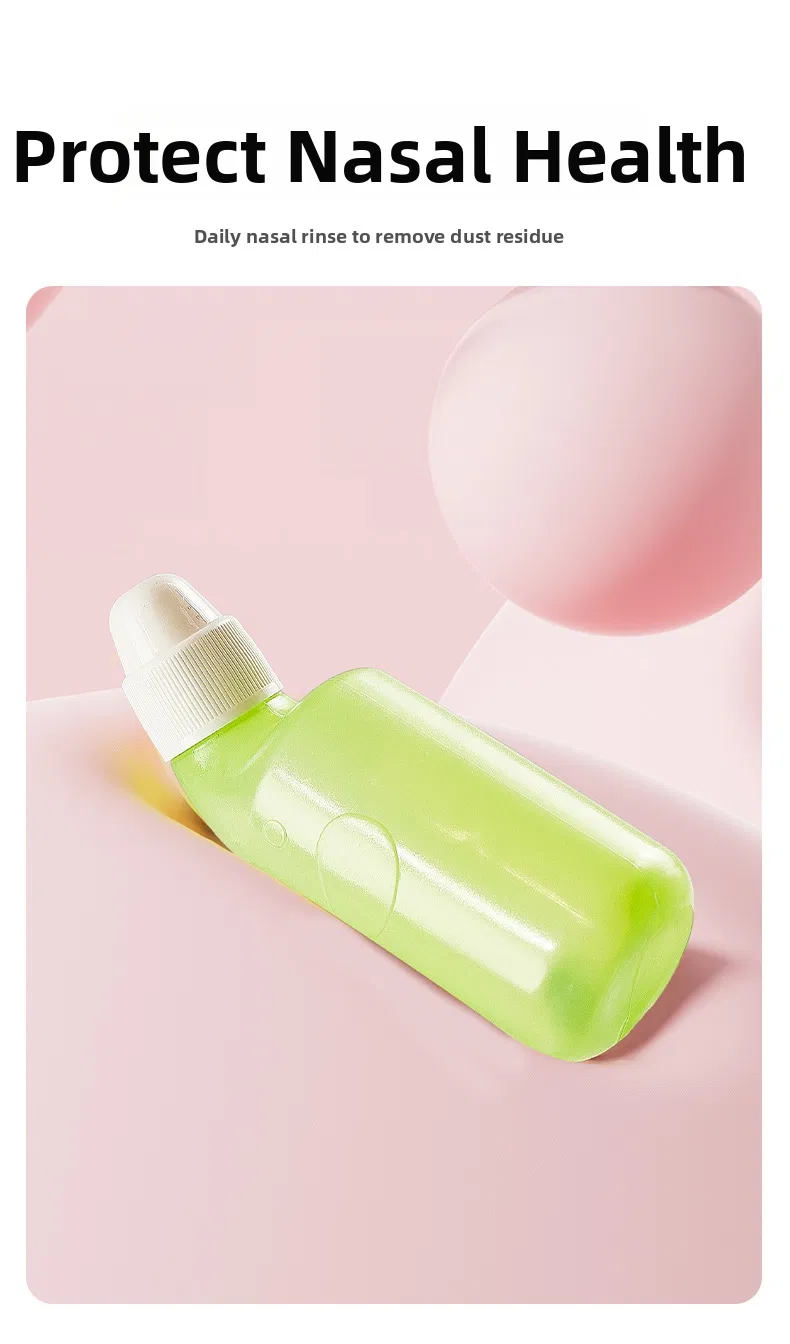 120 Garrafa Irrigadora Nasal Ml Little Elephant para Crianças Tipo Extrusão Limpador Nasal e Aspirador Nasal para Adultos