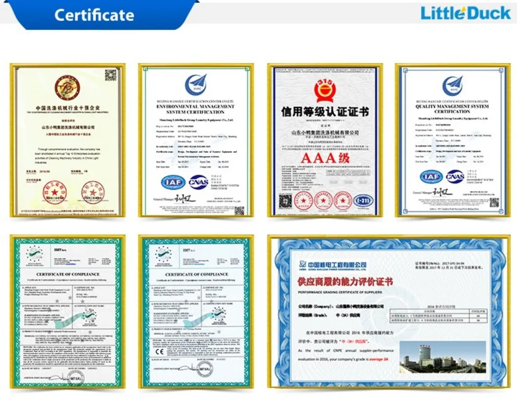 Certificações internacionais ISO e CE