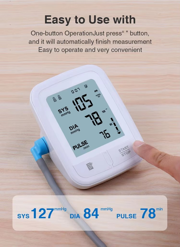 Monitor de Pressão Arterial Digital Sphygmomanômetro Equipamento Médico Doméstico OEM