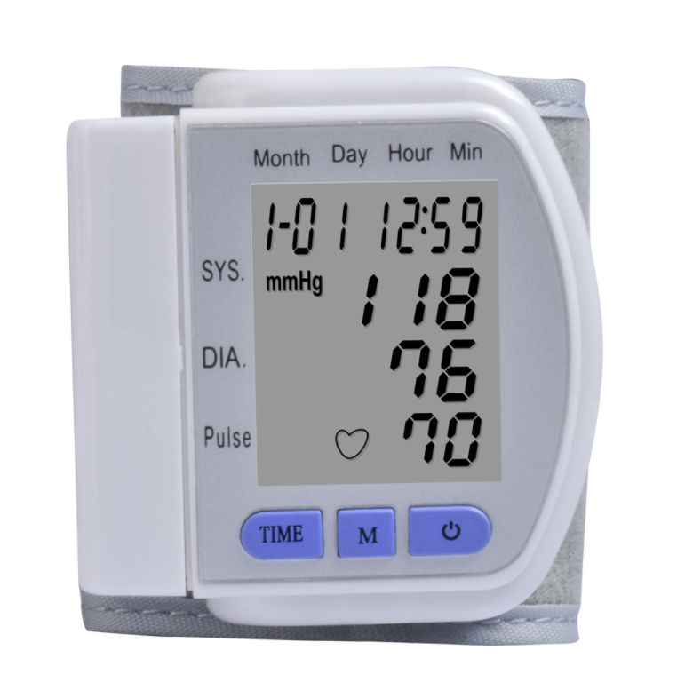 Monitor de Pressão Arterial Digital de Pulso Custo-Efetivo